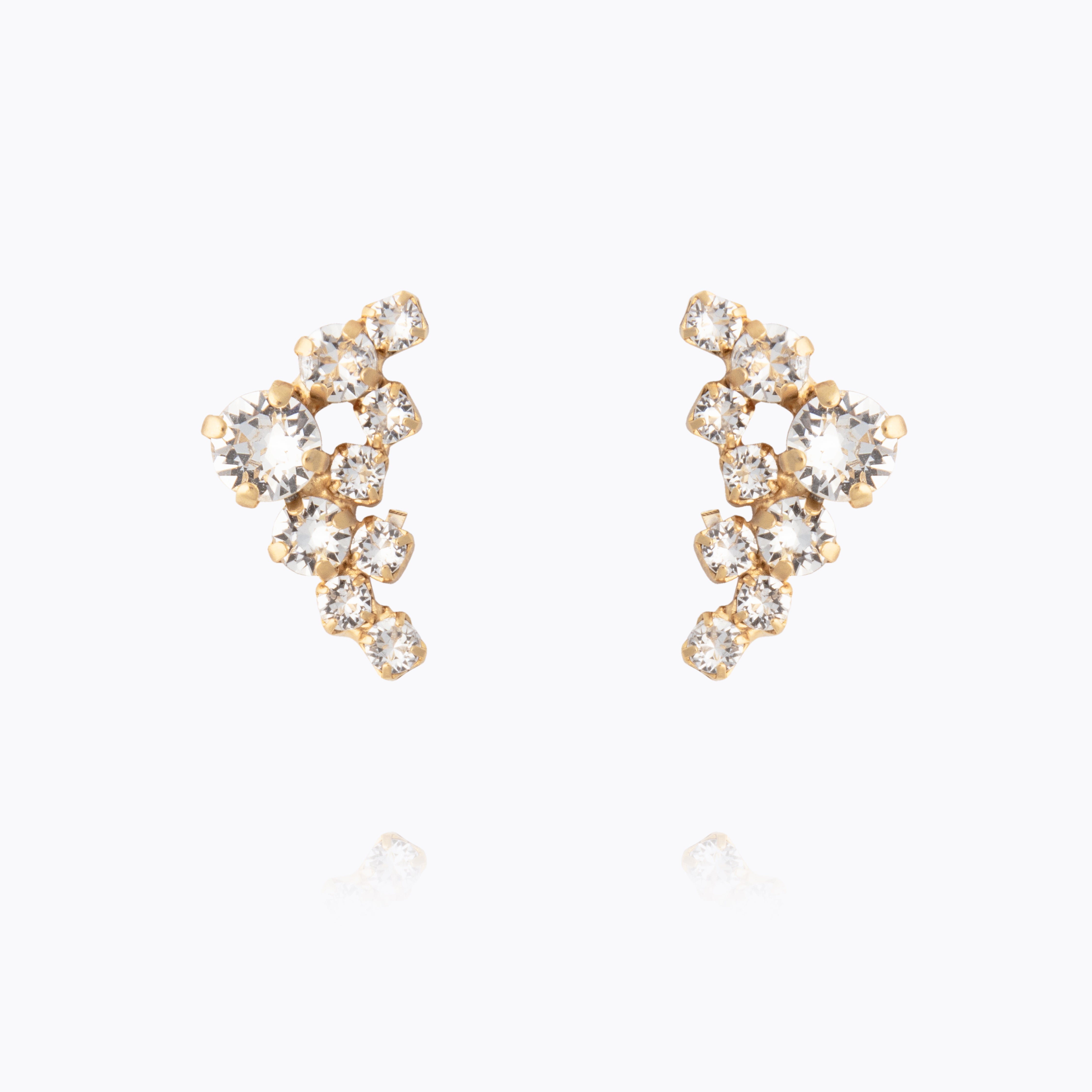 Sparkling Crystal Stardust Earrings for Women - Elegant Dangle Drop Earrings for Party, Wedding & Evening Wear