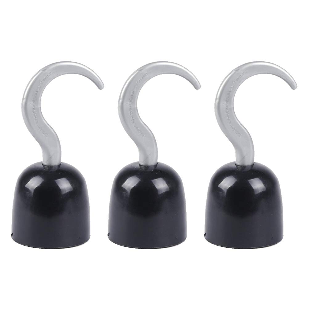 Balacoo 3-Piece Pirate Hook Set - Costume Accessories for Kids, Pirate Captain Hook Hand Toys for Halloween & Dress-Up Parties - Perfect for Pirate-Themed Events, Trick-or-Treating & Role Play