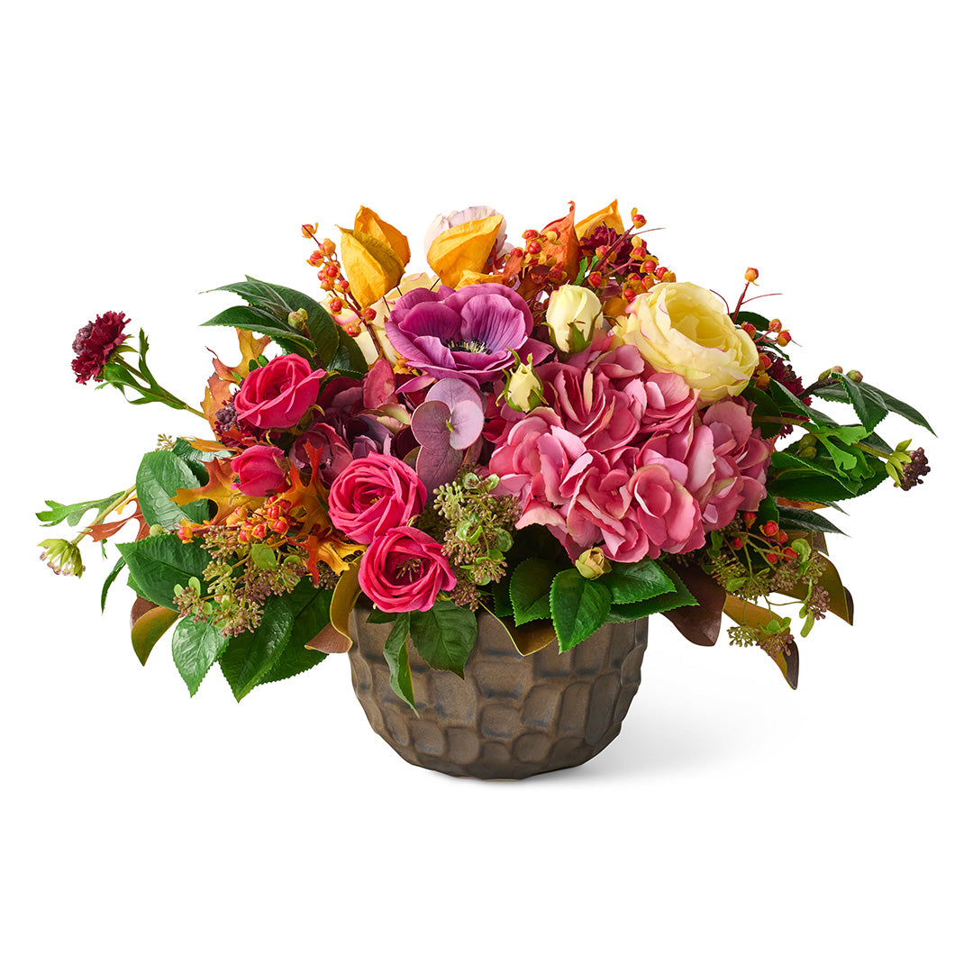 Estate Mixed Florals - Premium Artificial Flower Arrangement for Home Decor, Wedding Centerpieces, and Event Styling
