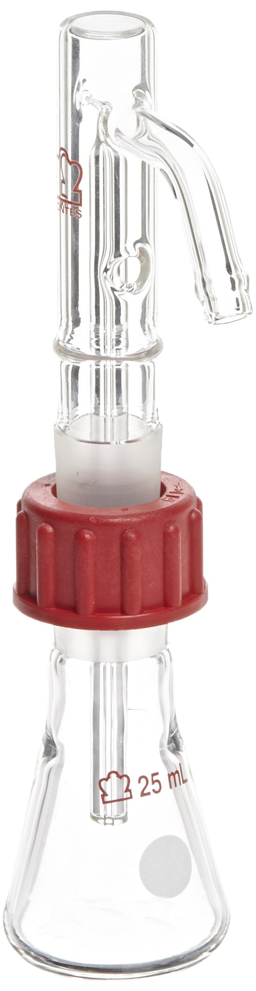Kimble 422530-0025 25mL Chromatography TLC Reagent Sprayer with 19/22 Standard Taper Screw Thread Ground Joints - Perfect for Thin Layer Chromatography Analysis in Laboratories