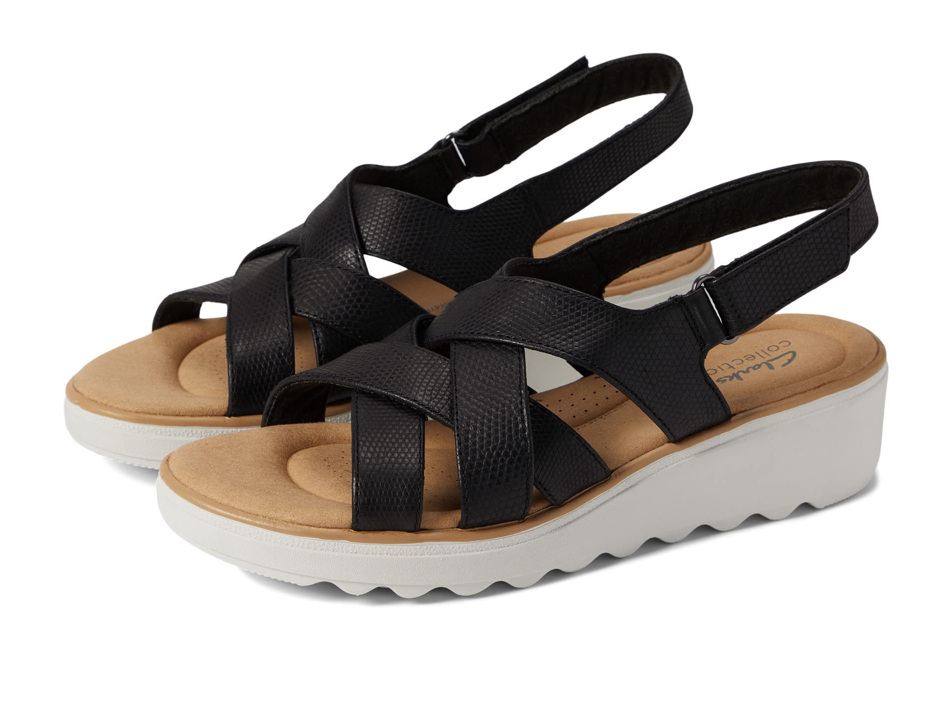 Clarks Women's Jillian Spring Wedge Sandal - Comfortable Casual Shoes for Women | Perfect for Summer, Beach & Outdoor Activities