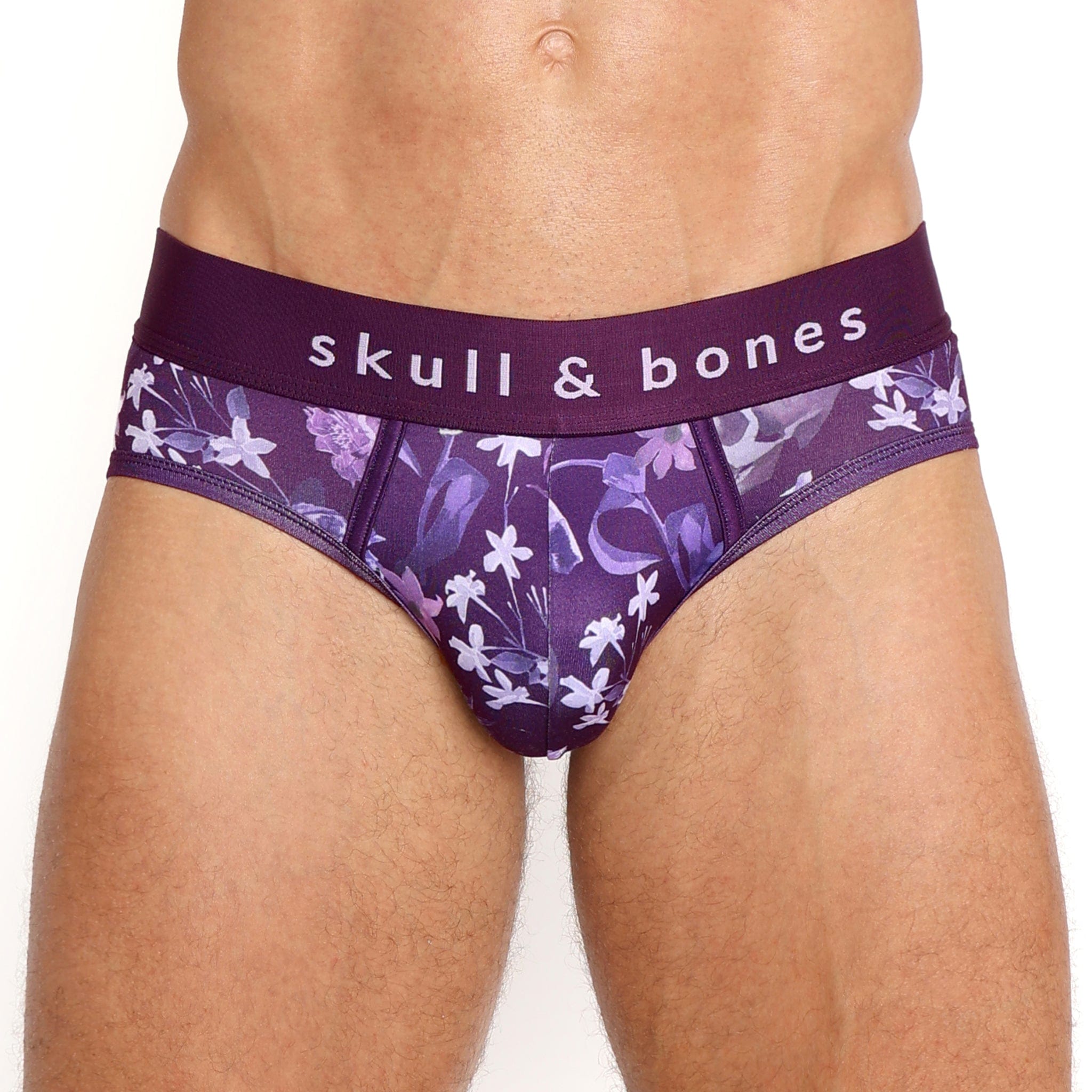 Dutch Floral Brief Purple - Elegant Lace Underwear for Women, Comfortable & Breathable Panties - Perfect for Daily Wear, Special Occasions & Intimate Moments