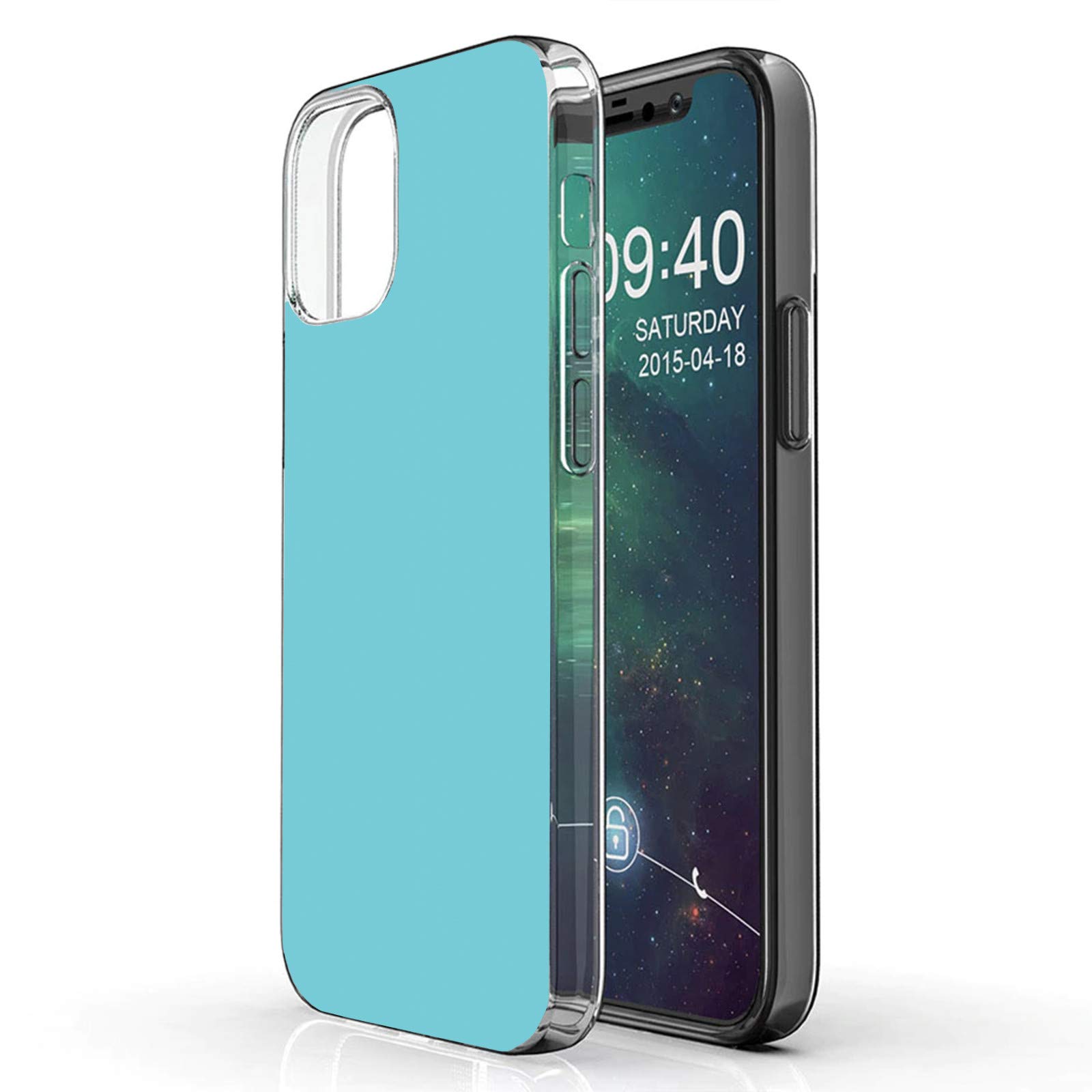 Slim Protective Case for Apple iPhone 12 Pro Max & iPhone 12 Max - Flexible TPU Cover with Total Guard Technology in Teal Color | Perfect for Everyday Use, Drop Protection & Style Enhancement