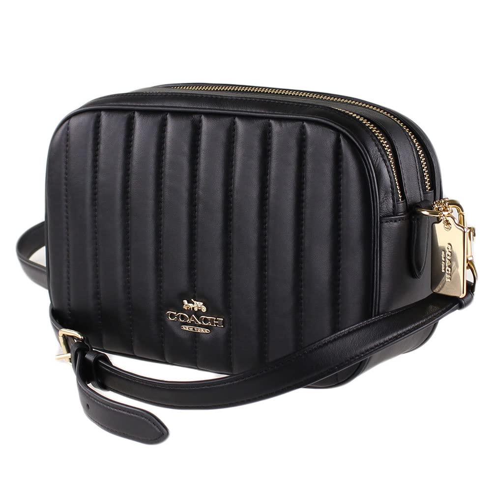 COACH Metallic Pebbled Leather Jes Crossbody Bag - Stylish Women's Shoulder Purse for Everyday Use, Work & Date Night