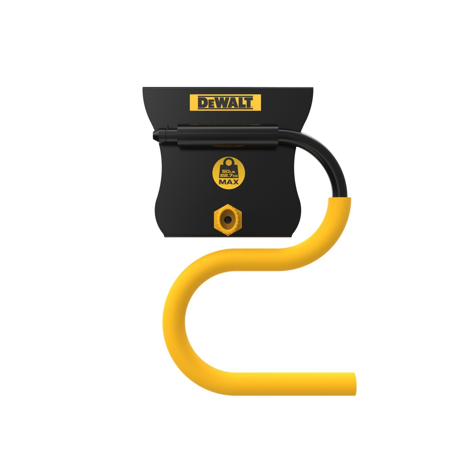 DEWALT DWST82808 Heavy Duty Long Handle Tool Hook - Perfect for Garage, Workshop & Construction Site Organization
