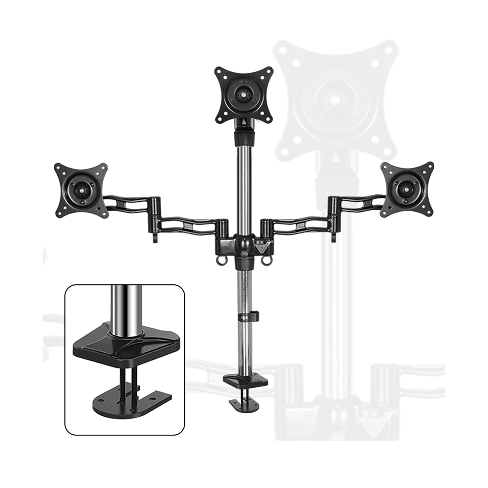 Triple Monitor Stand Mount for 15