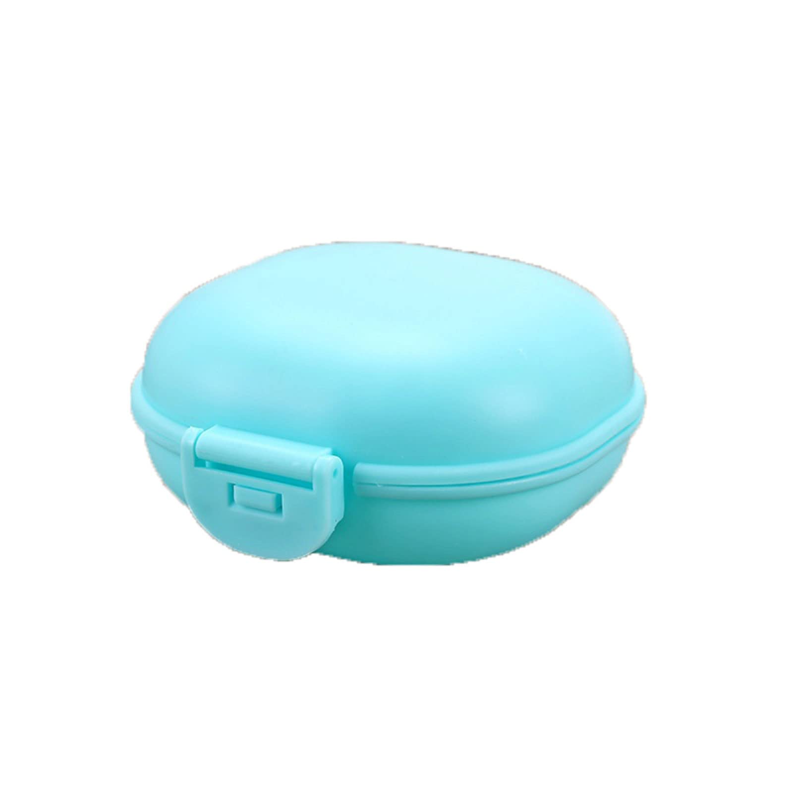 Waterproof Leakproof Travel Soap Case with Locking Cover - Handmade Soap Dish Box for Camping, Gym & Travel (Blue) | Portable Soap Container for Outdoor Adventures