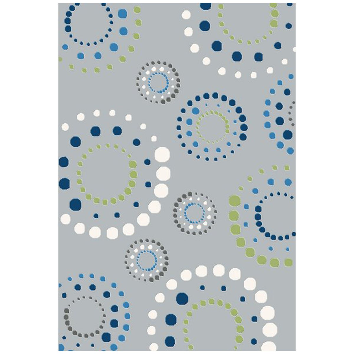 Dynamic Rugs 5.3 x 7.7 Feet Grey Area Rug - Soft Modern Living Room Carpet for Bedroom, Office & Home Decor