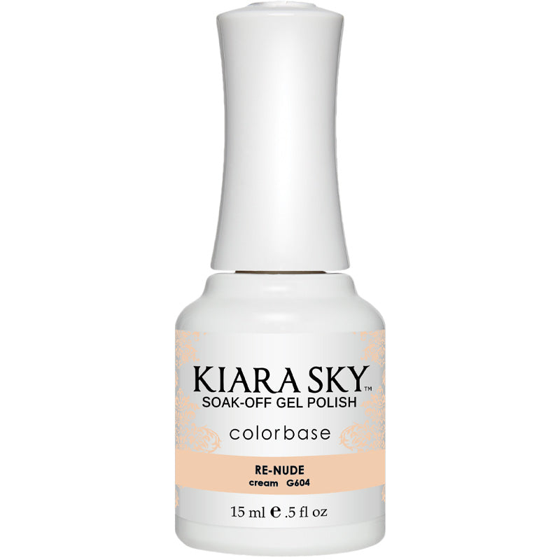 Gel Polish G604 Re Nude - Natural Nude Gel Nail Polish for Manicures & Pedicures | Perfect for Salon, Home Use & Special Occasions
