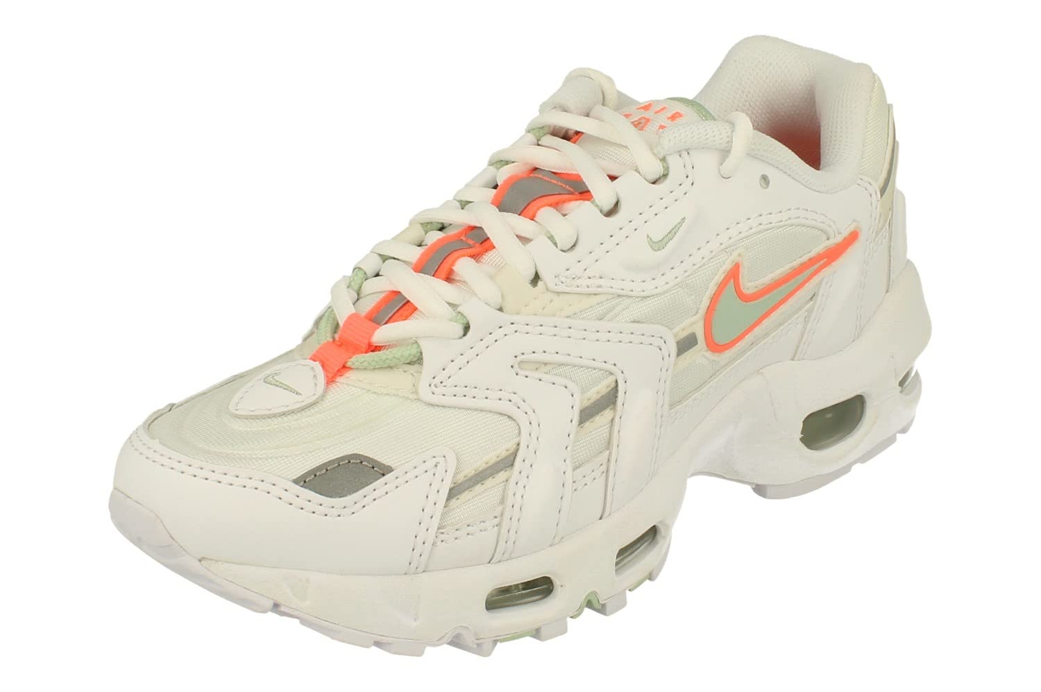 Nike Women's Air Max 96 II Running Shoes - White/Pisrachio Frost - UK 4 US 6.5 EU 37.5 - Lightweight Cushioned Sneakers for Jogging, Gym Workouts & Casual Wear