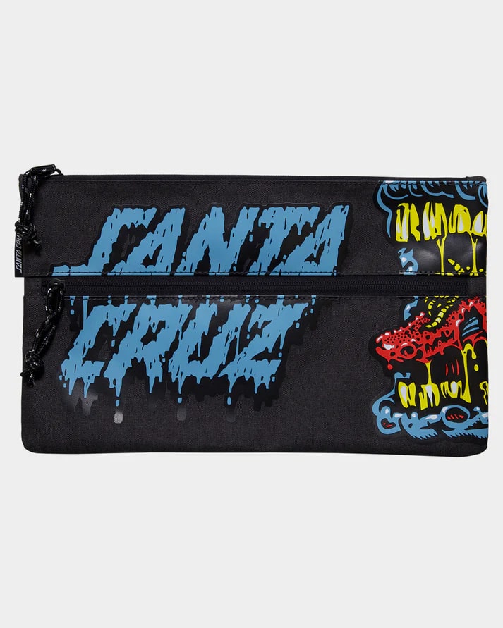 Santa Cruz Decayed Hand Mouth Pencil Case - Unique Gothic School Supplies for Students & Artists - Perfect for Pencils, Pens & Art Tools Organization