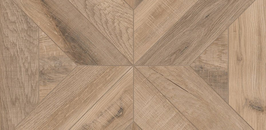 24x24 Inch Birmingham Oak Textured Wood Look Porcelain Tile - Wood Grain Floor and Wall Tile (15.5 Sqft per Case) - Perfect for Living Room, Kitchen, Bathroom & Commercial Spaces