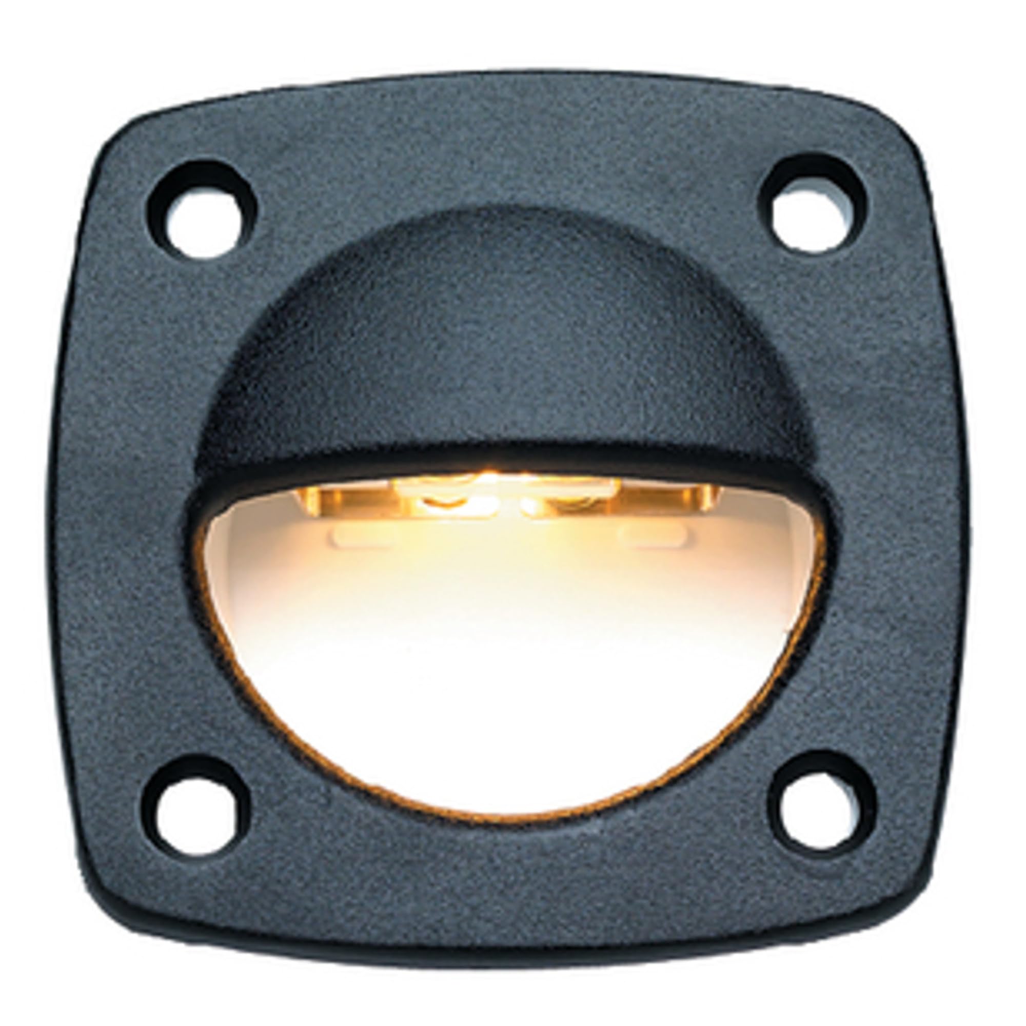 FIXED UTILITY LIGHT BLACK - Durable Outdoor Lighting for Camping, Hiking, and Emergency Use