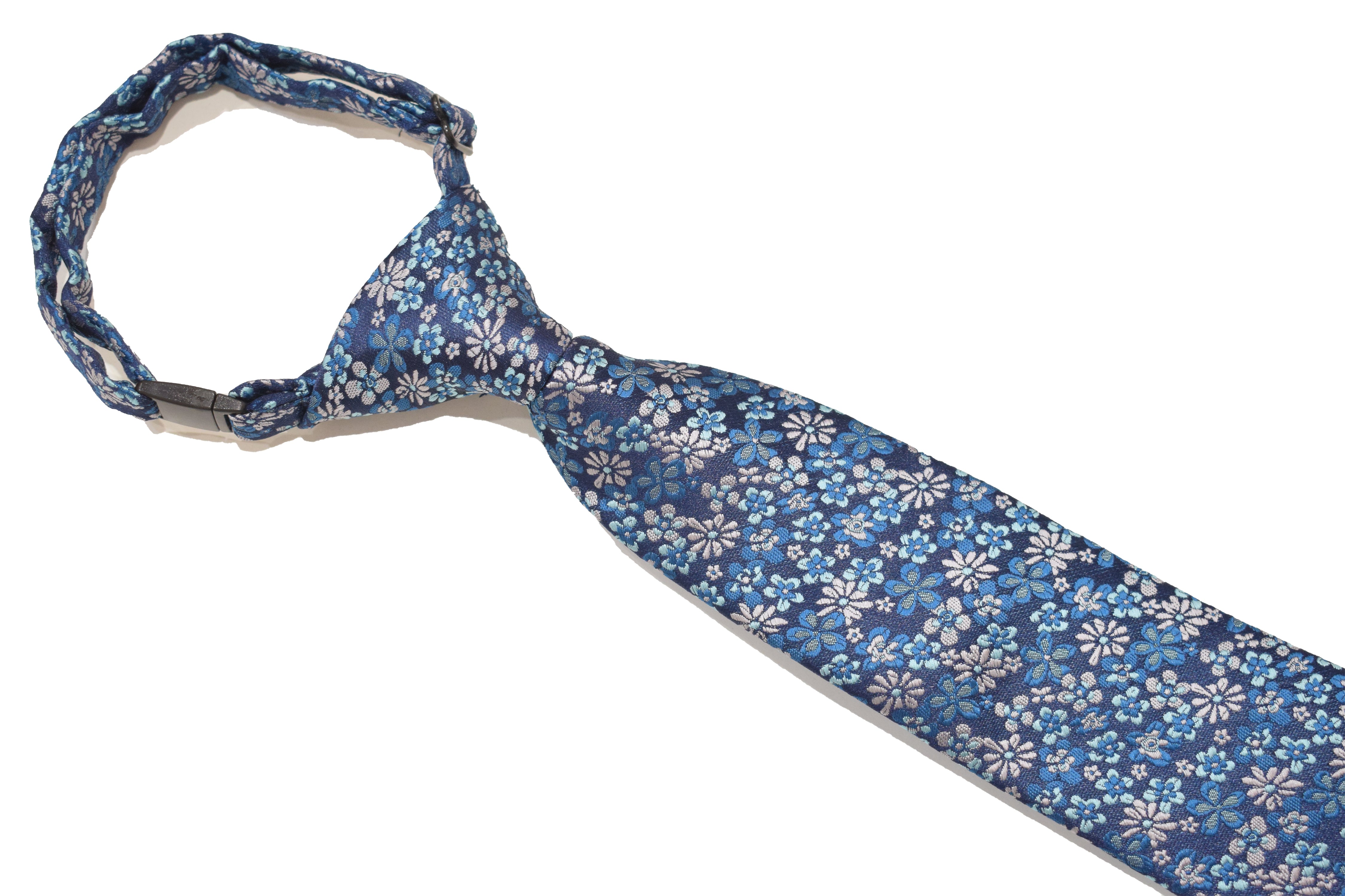 Boys Neck Tie | Poseidon Floral Pattern | Formal & School Events | Kids Dress Accessories