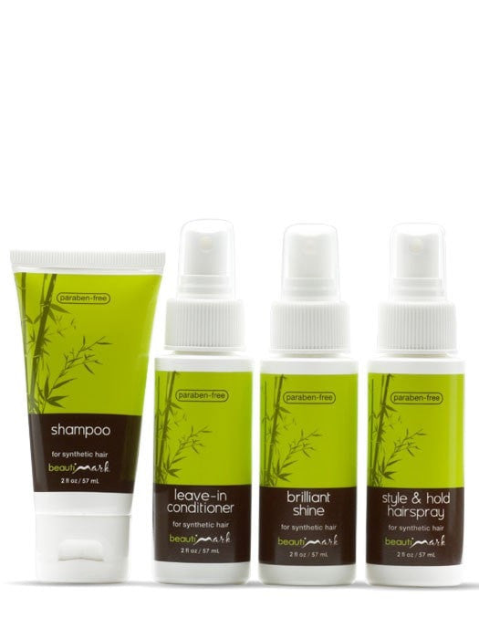 4-Piece Synthetic Hair Try Me Kit - Sample Extensions & Wigs for Testing & Styling - Perfect for Salons, Cosplay & DIY Hairstyling