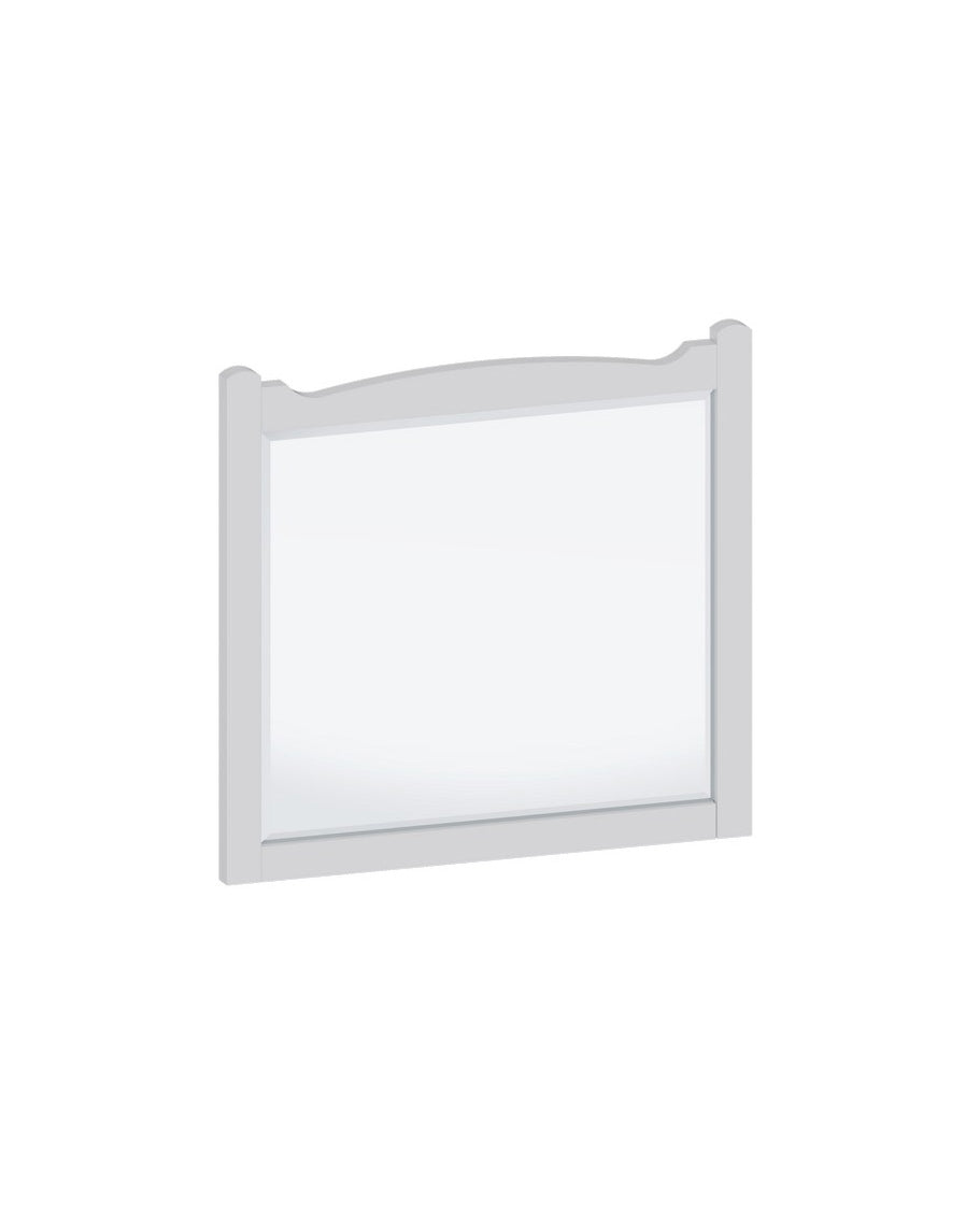 Guild White Bathroom Mirror – Modern Wall Mirror for Bathroom Vanity, Makeup, and Home Decor – Perfect for Small Spaces and Apartment Living