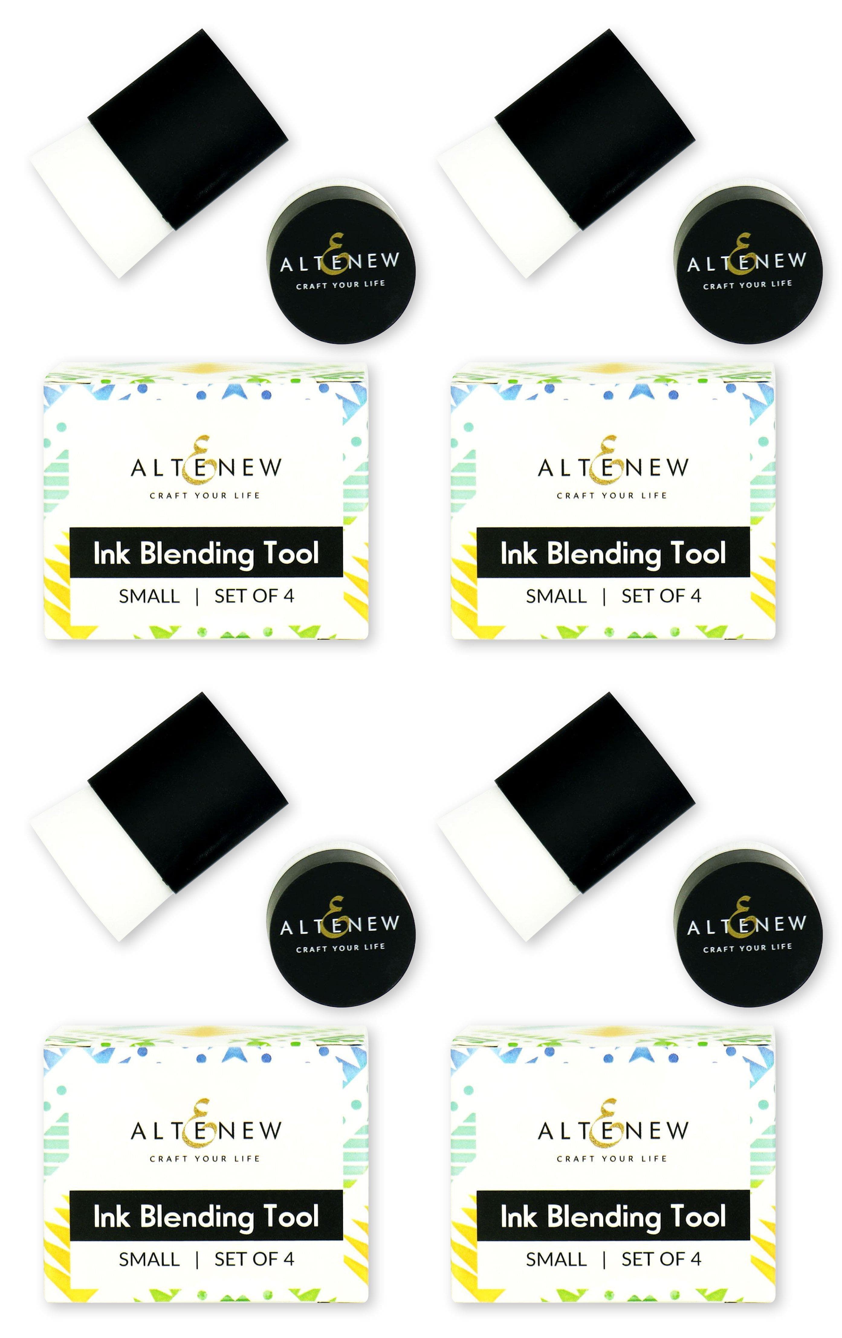16-Piece Small Ink Blending Tool Set (4 Sets of 4 Tools) for Card Making, Scrapbooking & DIY Crafts - Perfect for Alcohol Ink Art, Mixed Media & Paper Projects