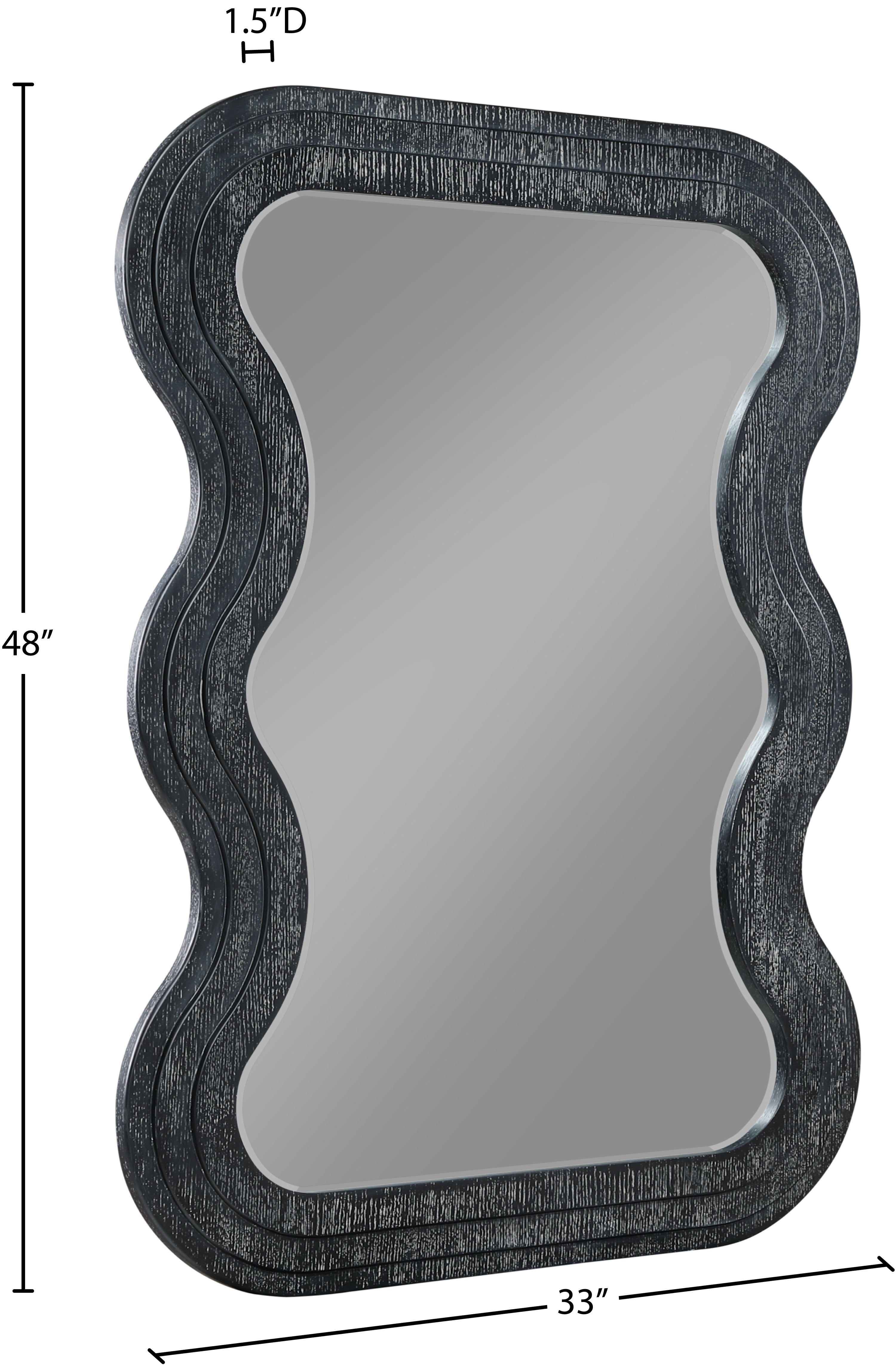 Bellagio Veneer Mirror - Elegant Wall Mirror for Living Room, Bedroom & Bathroom Decor | Stylish Home Accent for Modern & Classic Interiors