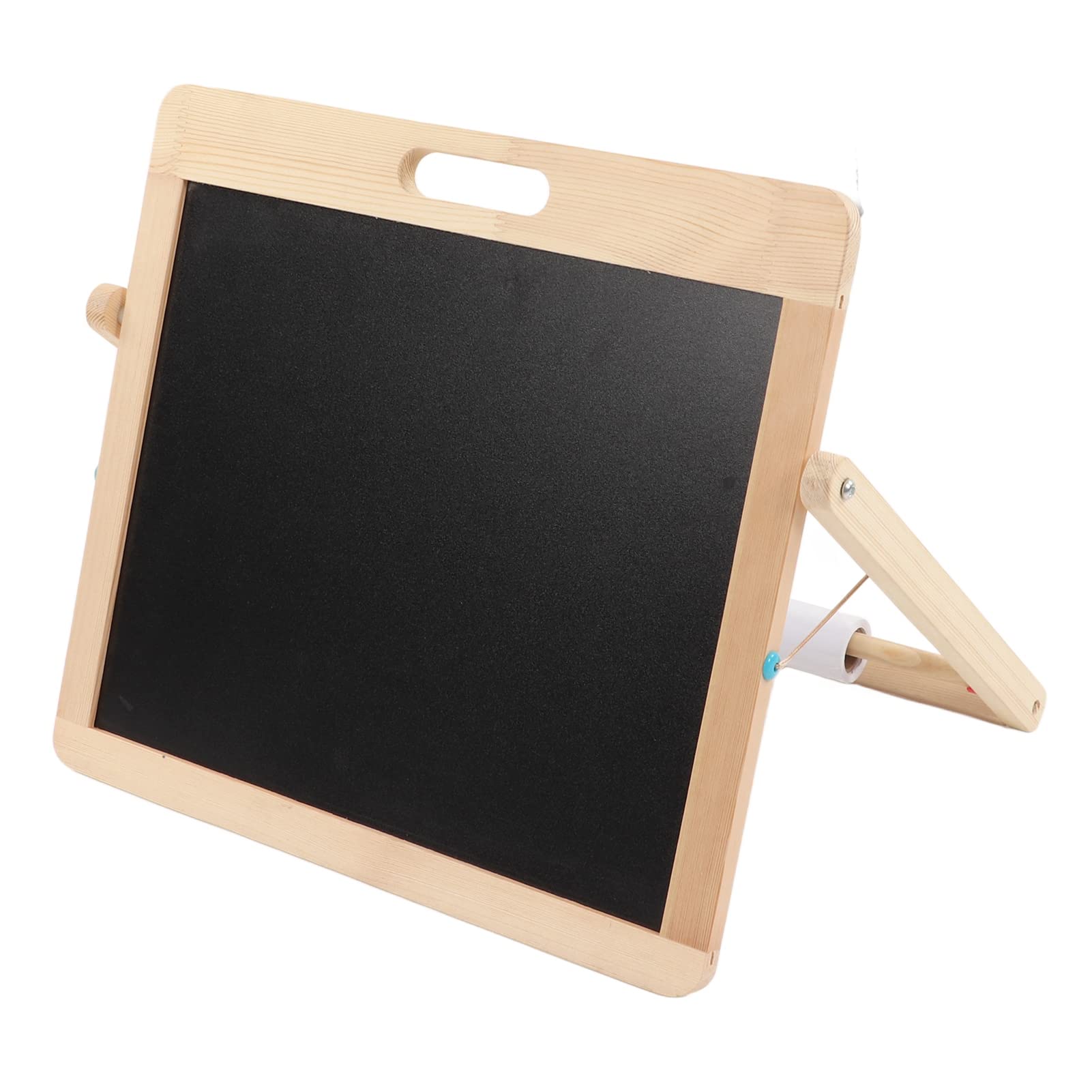 AMONIDA Double-Sided Kids Chalkboard & Painting Easel - DIY Learning & Creative Play for Children - Perfect for Home, Classroom & Art Activities