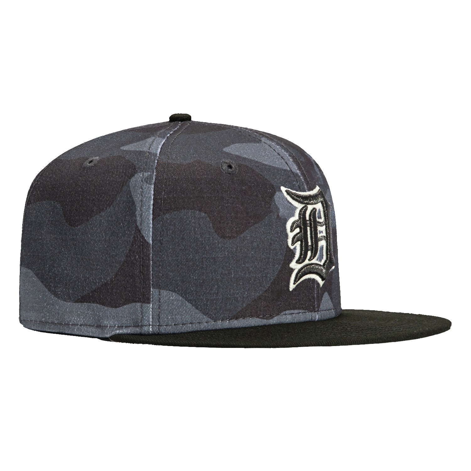 New Era 59Fifty Camo Detroit Tigers Glow in the Dark Baseball Cap - Adjustable Snapback Hat for Men & Women - Perfect for Night Games, Concerts & Outdoor Activities