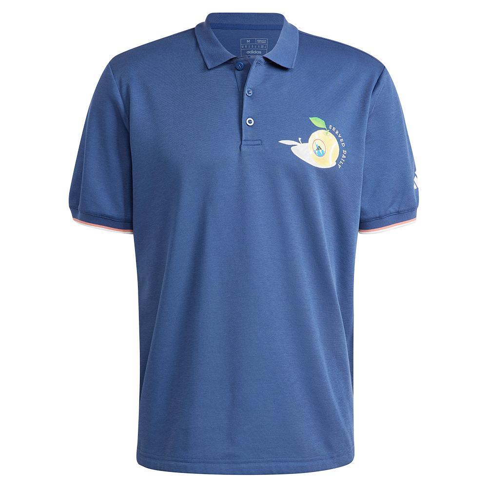 Premium Men's Tennis Polo Shirt - Classic Clubhouse Style in Noble Indigo - Perfect for Casual Wear, Club Matches & Outdoor Sports