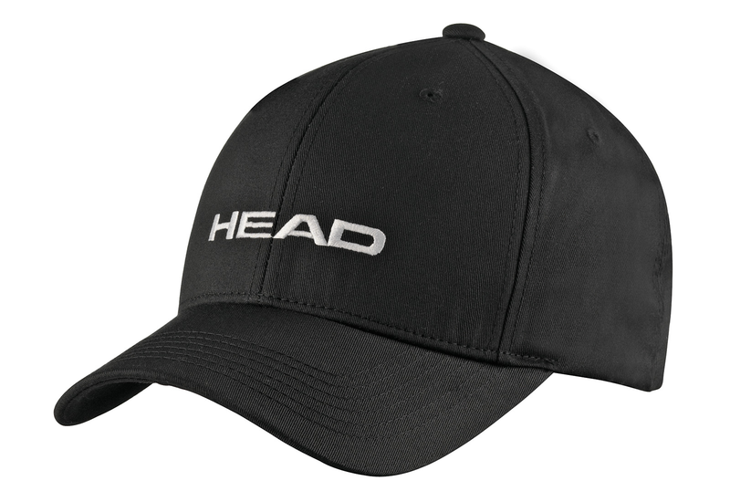 Head Logo Hat for Men & Women - Adjustable Black Baseball Cap for Outdoor Sports & Casual Wear