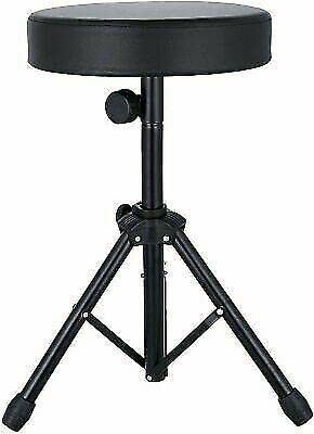 Black Folding Stool Chair - Adjustable Height for Office, Bar, Dining & Outdoor Use | HilariousM Stool Seating | Step Stool, Patio Chair & Desk Chair | Perfect for Home, Restaurant & Camping