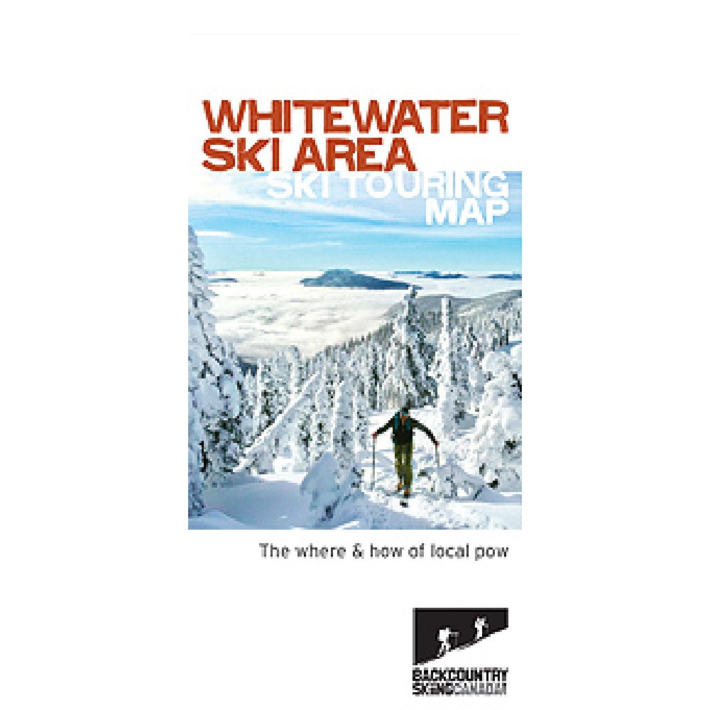 Backcountry Skiing & Whitewater Ski Touring Map - Waterproof & Durable for Outdoor Adventures, Hiking & Mountain Exploration