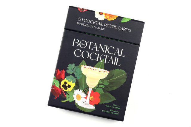 Botanical Cocktail Deck - 50 Unique Botanical Drink Recipe Cards for Home Mixology | Perfect for Cocktail Parties, Home Bars & Gift Giving