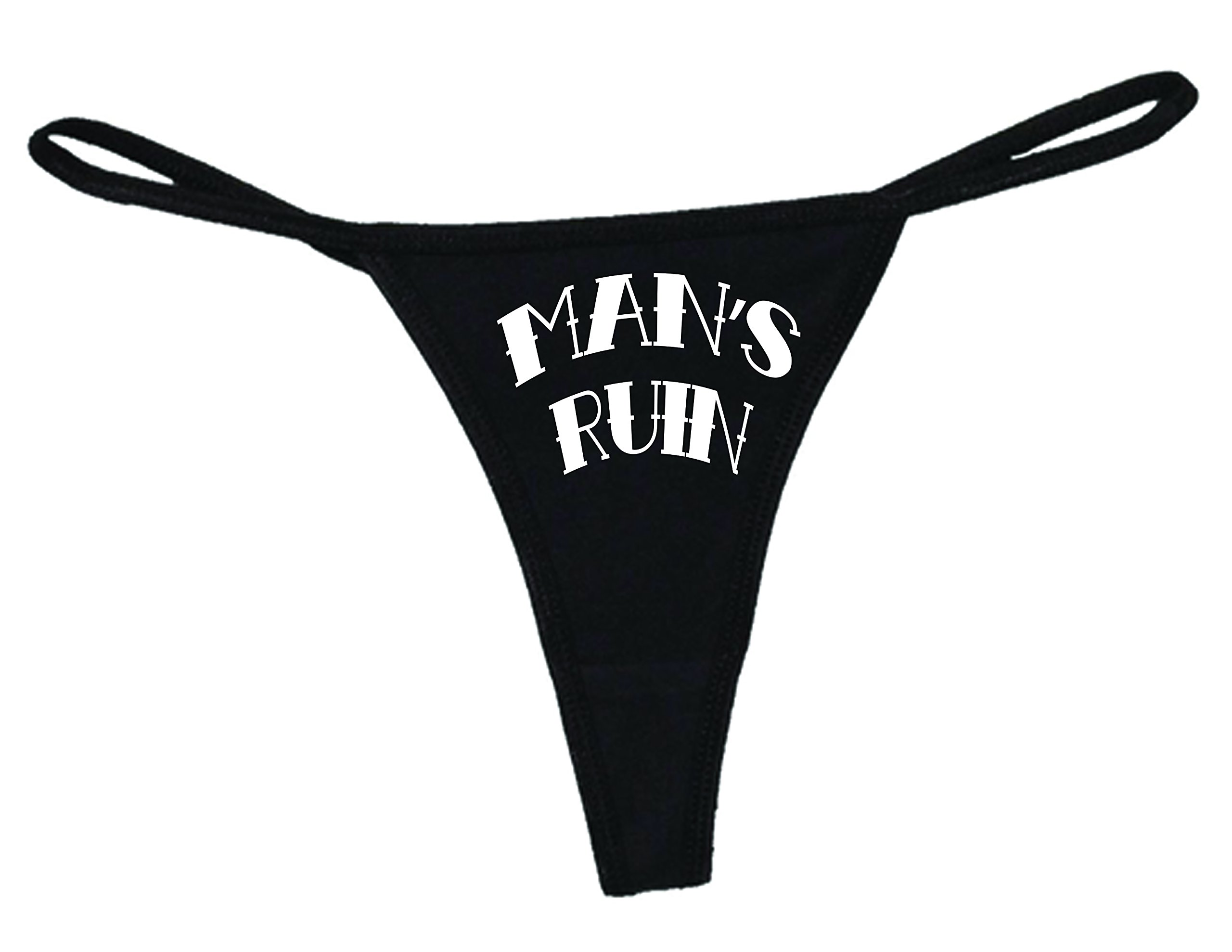 STUFF WITH ATTITUDE Men's Black Thong Underwear - Sexy & Comfortable for Everyday Wear, Lingerie, or Special Occasions