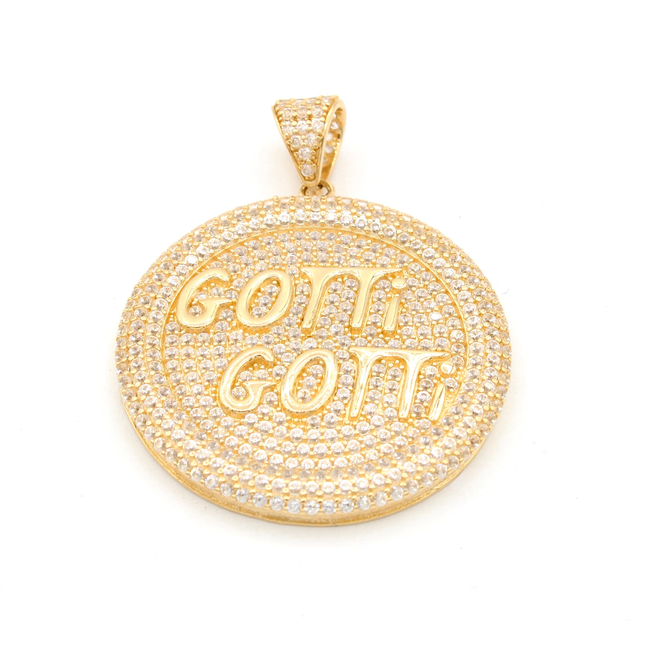 14K Gold Gotti Gotti Pendant Necklace - JTJ™ Hip Hop Jewelry for Men & Women - Perfect for Streetwear, Rap Culture & Urban Fashion