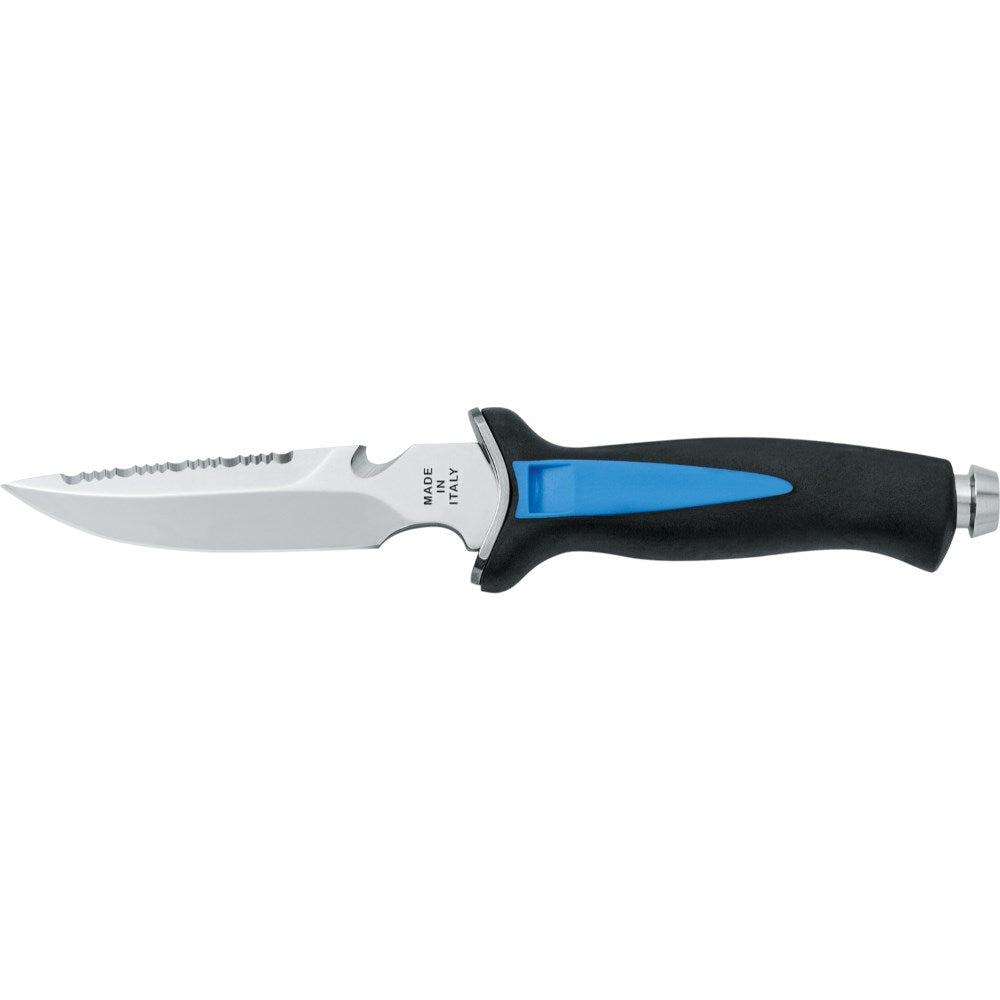 Mac Coltellerie Aquatys Professional Stainless Steel Dive Knife - Corrosion-Resistant Scuba Diving Tool for Underwater Safety & Adventure