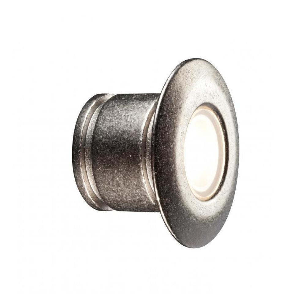 FX PO1LEDSTNP LED Wall Light - 1 LED Spot Light in Nickel Plate Finish for Indoor & Outdoor Home Decor