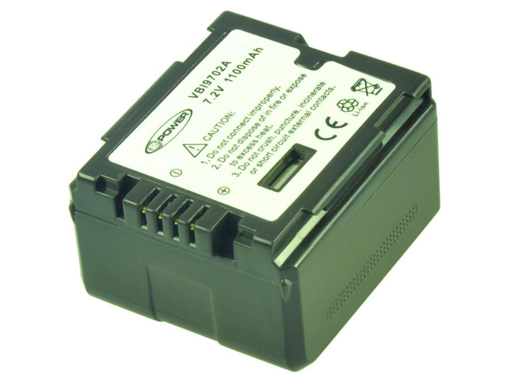 2 Pack 7.2V 1100mAh Camcorder Replacement Batteries - Compatible with Sony, Canon & Panasonic Camcorders - Perfect for Travel Vlogging, Wedding Filming & Outdoor Shooting