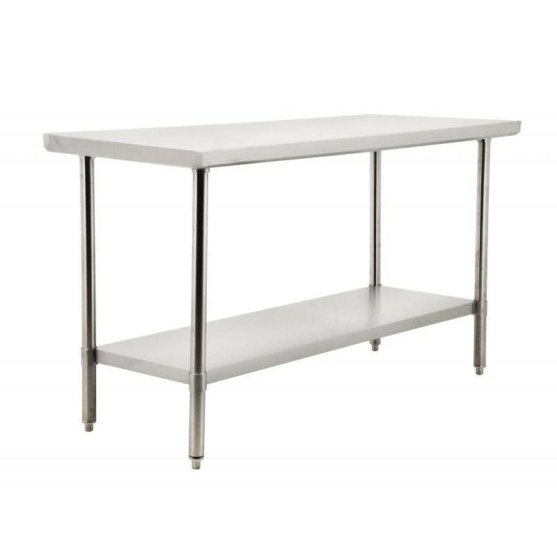 RENTAL Nella 30 x 72 All Stainless Steel Table 19146 - Commercial Kitchen Worktable for Restaurants, Catering & Food Prep