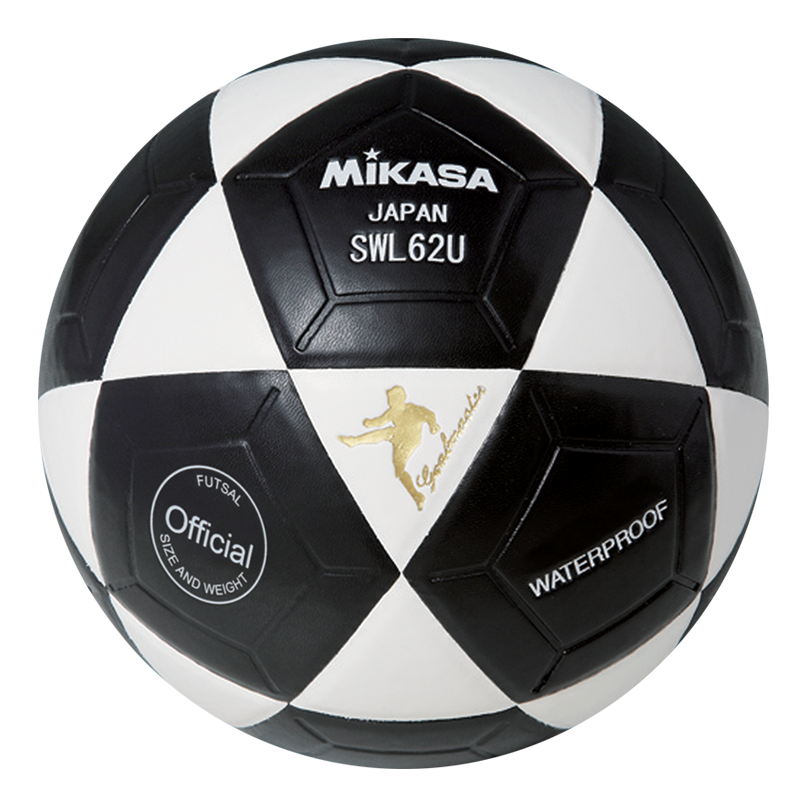 Mikasa SWL62 Official Futsal Soccer Ball - Black & White - Perfect for Indoor & Outdoor Training, Games, and Tournaments