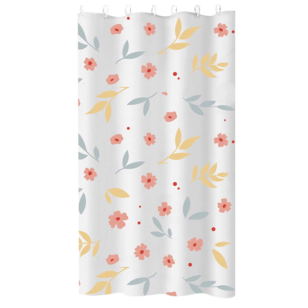 DOITOOL Waterproof Bathroom Curtain Set with 12 Hooks - Shower & Home Use