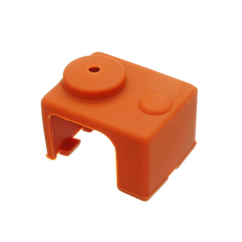 High-Quality ZKS-KS Aluminum Hotend Silicone Sock Insulation Cover for E3D V6 PT100 Block - Perfect for 3D Printer Extruder Protection & Temperature Stability | Ideal for PLA, ABS Printing & DIY Repairs