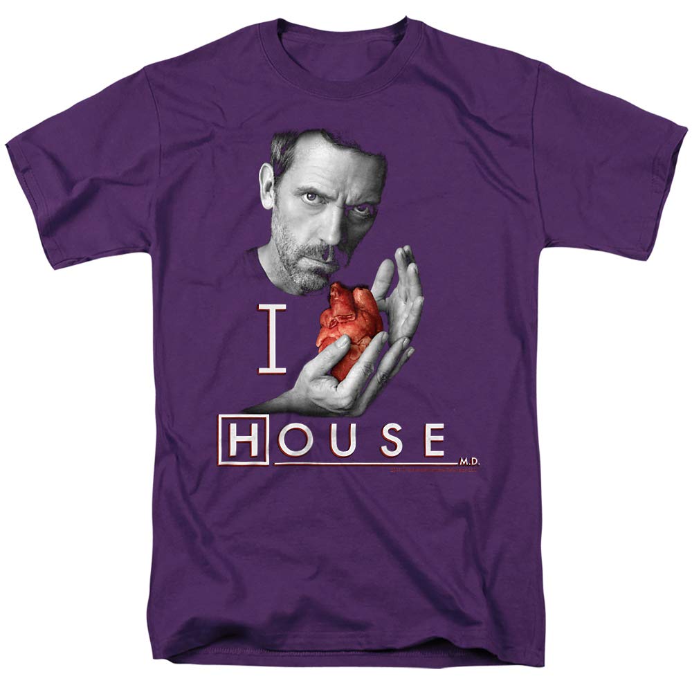 I Heart House Unisex Adult T-Shirt - Comfortable Cotton Tee for Men & Women - Perfect for Casual Wear, Concerts & Fan Merch