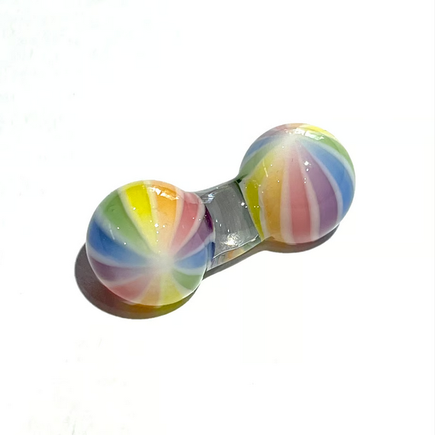 Japanese Glass Dip Pen Rest - Rainbow Calligraphy Nib Holder for Ink Writing & Art - Perfect for Calligraphy, Drawing, and Decorative Desk Display