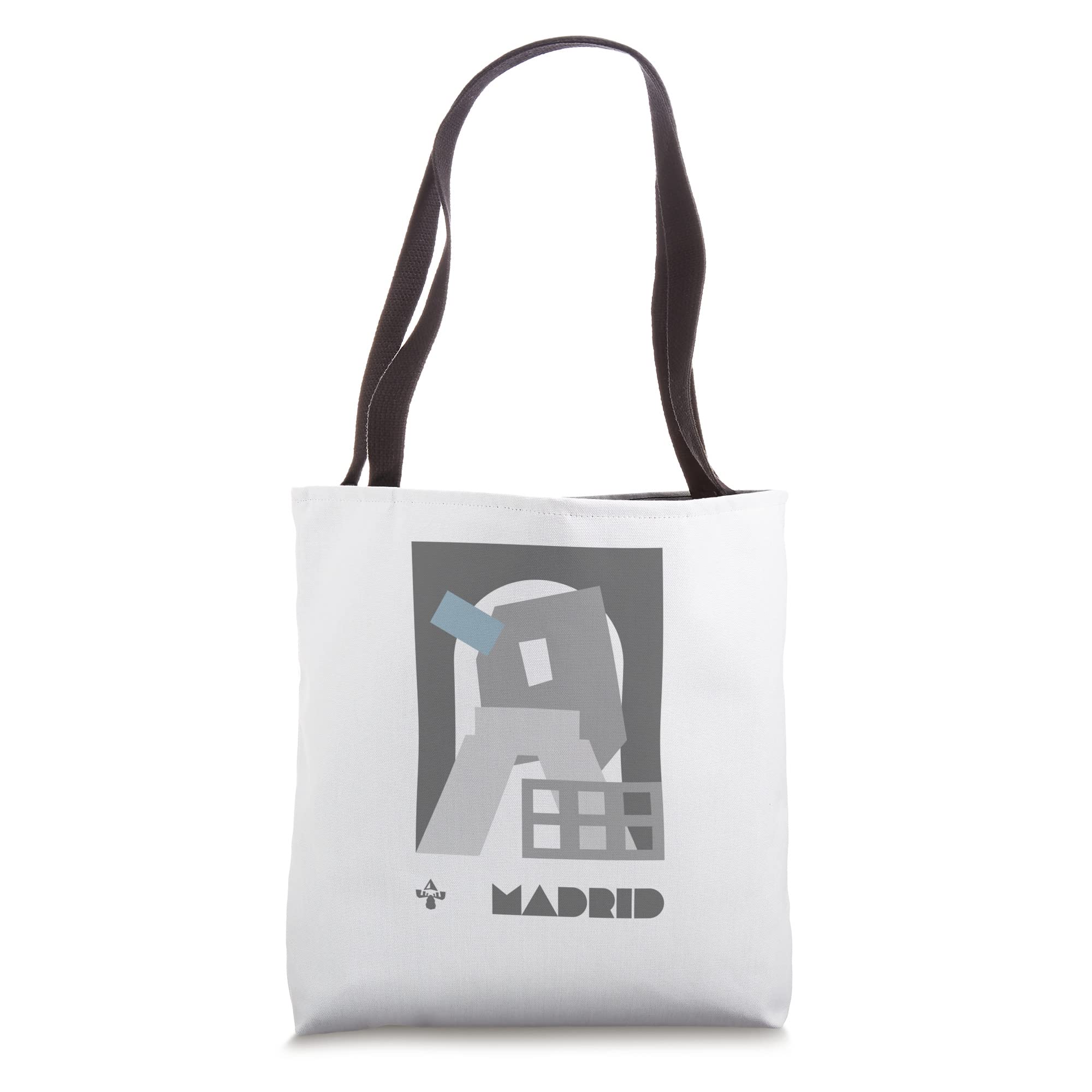 Stylish Madrid Spain Tote Bag - Durable Canvas Shopping Bag with Long Handles for Women, Travel, Beach & Daily Use