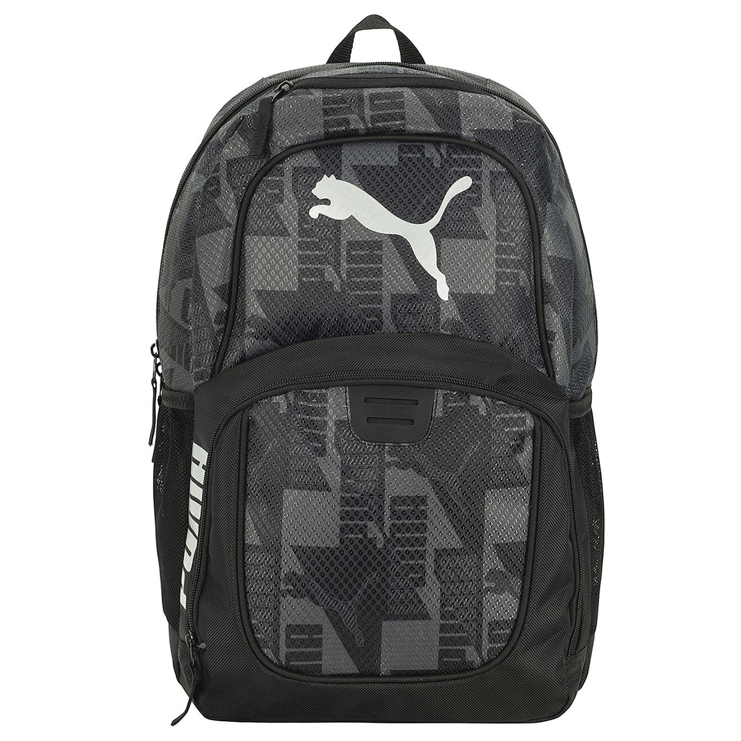 PUMA Evercat Contender 30 Backpack - Unisex Duffel Bag for Gym, Travel & Work - Water-Resistant Black Multi-Color Sports Backpack with Laptop Compartment
