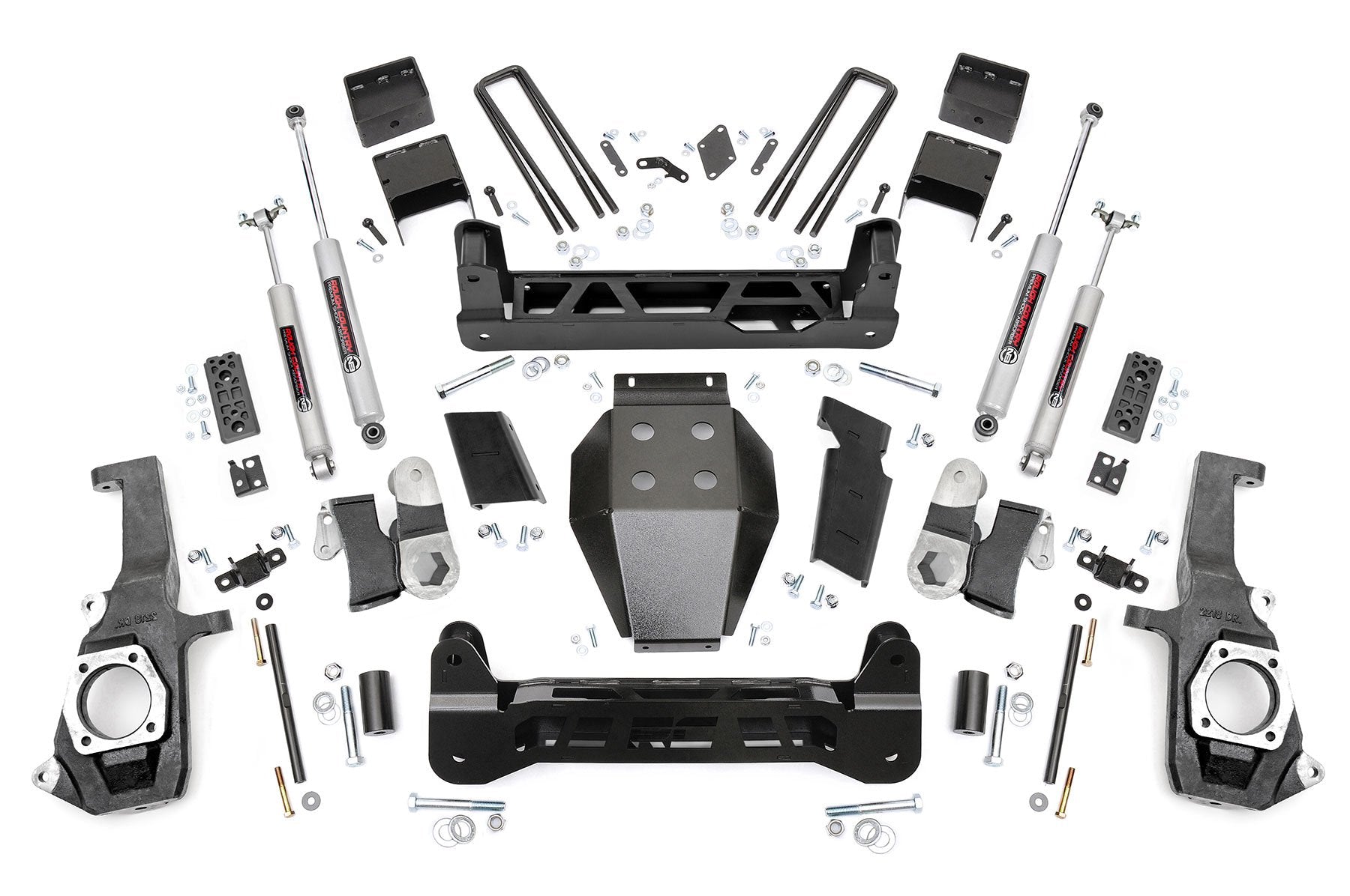 5 Inch Lift Kit for Chevy/GMC 2500HD 3500HD (2011-2019) - Heavy Duty Suspension System - NTD 26030 - Perfect for Off-Roading & Truck Customization