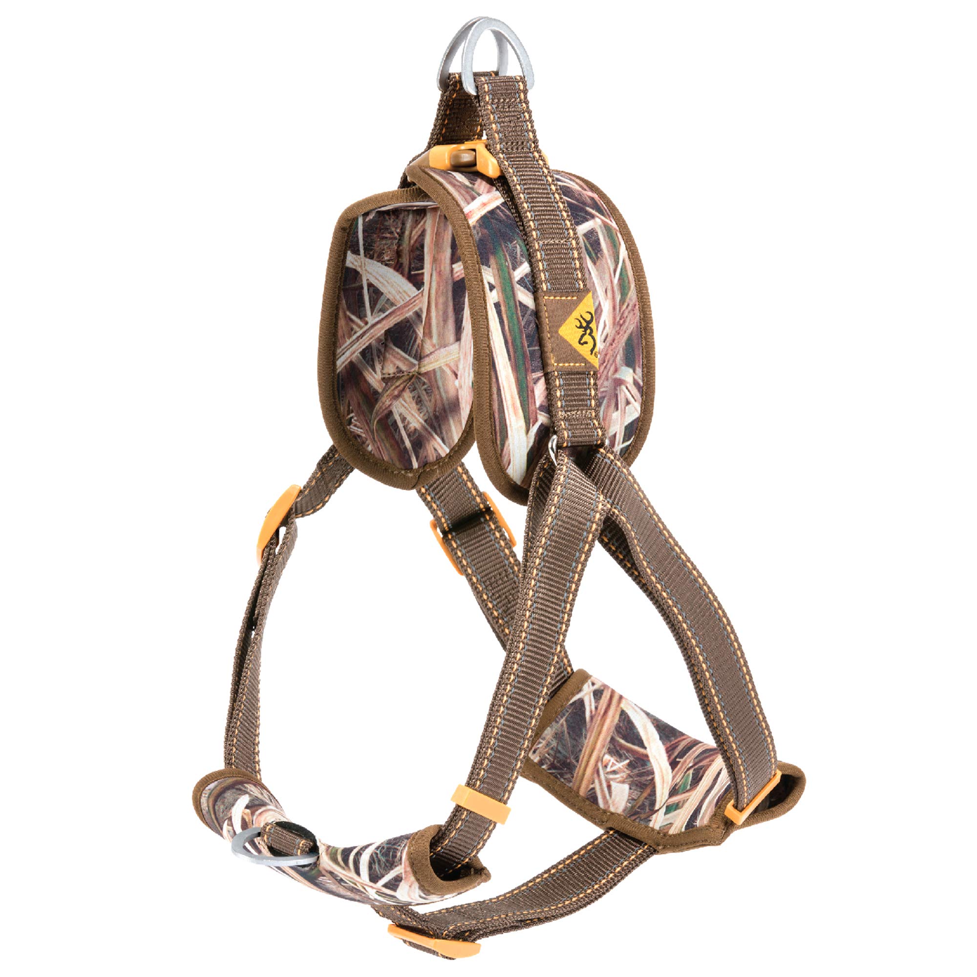 Browning Camo Dog Harness - No Pull Adjustable Reflective Pet Vest for Walking, Hiking & Outdoor Adventures | Hunting Dog Gear for Safety & Comfort