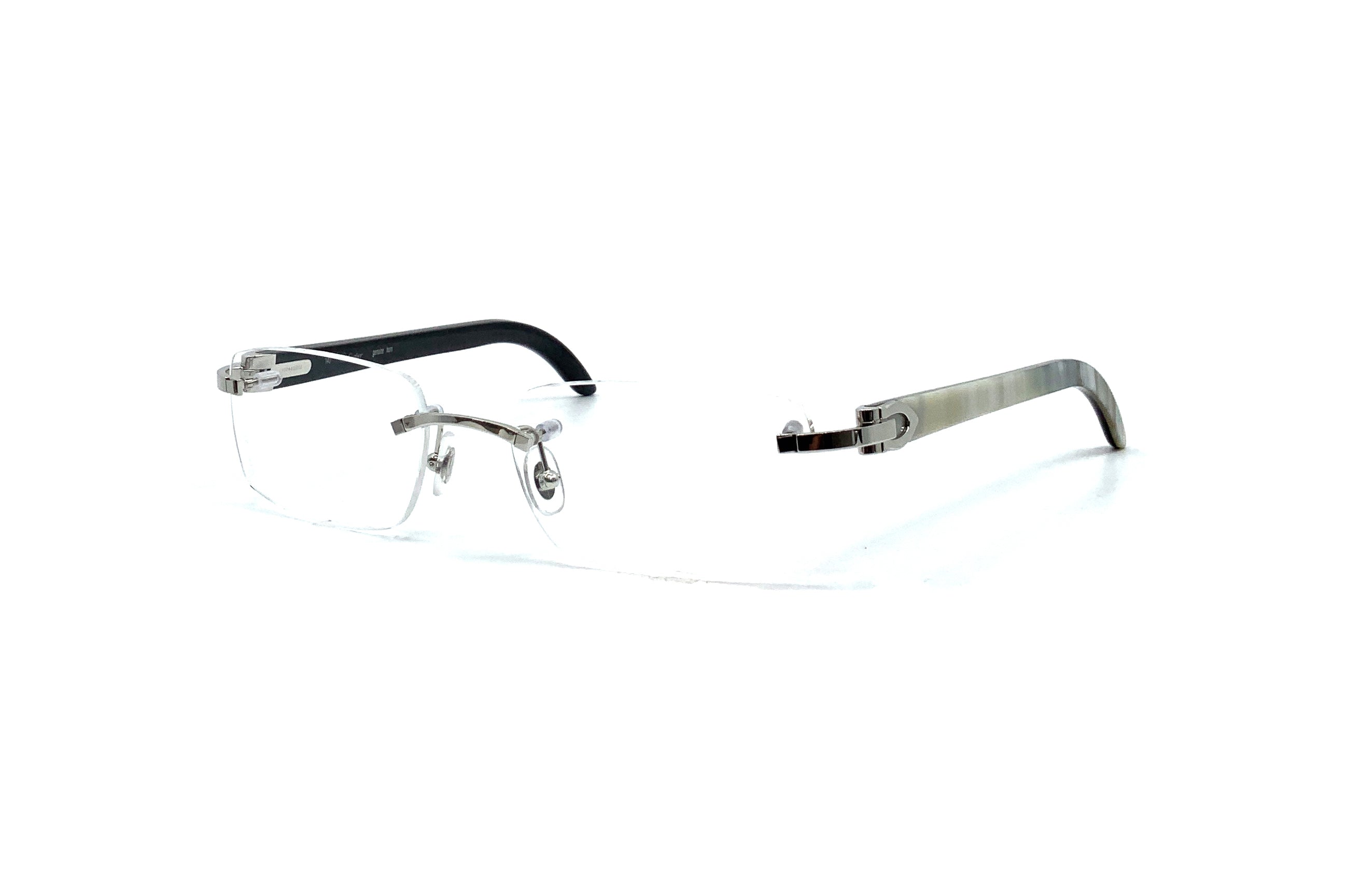 Cartier C Décor CT0046O Buffalo Horn Sunglasses - Luxury Designer Shades for Men & Women - Perfect for Outdoor, Travel & Fashion Events