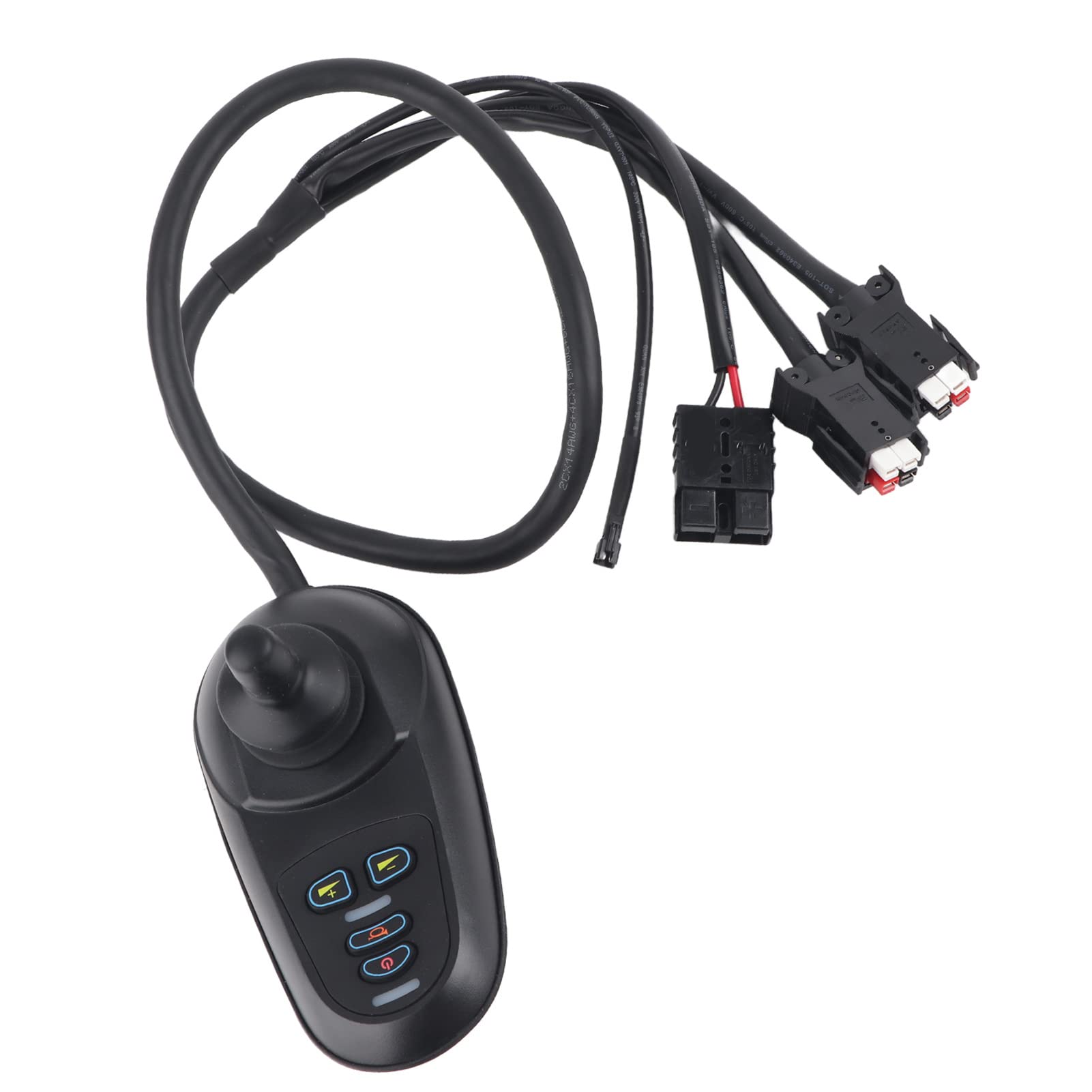 HelloCreate Electric Wheel Joystick Controller Replacement - Brushed 4P Joystick with Brake for Electric Wheelchairs | Durable & Precise Control | Ideal for Home Use, Outdoor Mobility & Daily Commuting