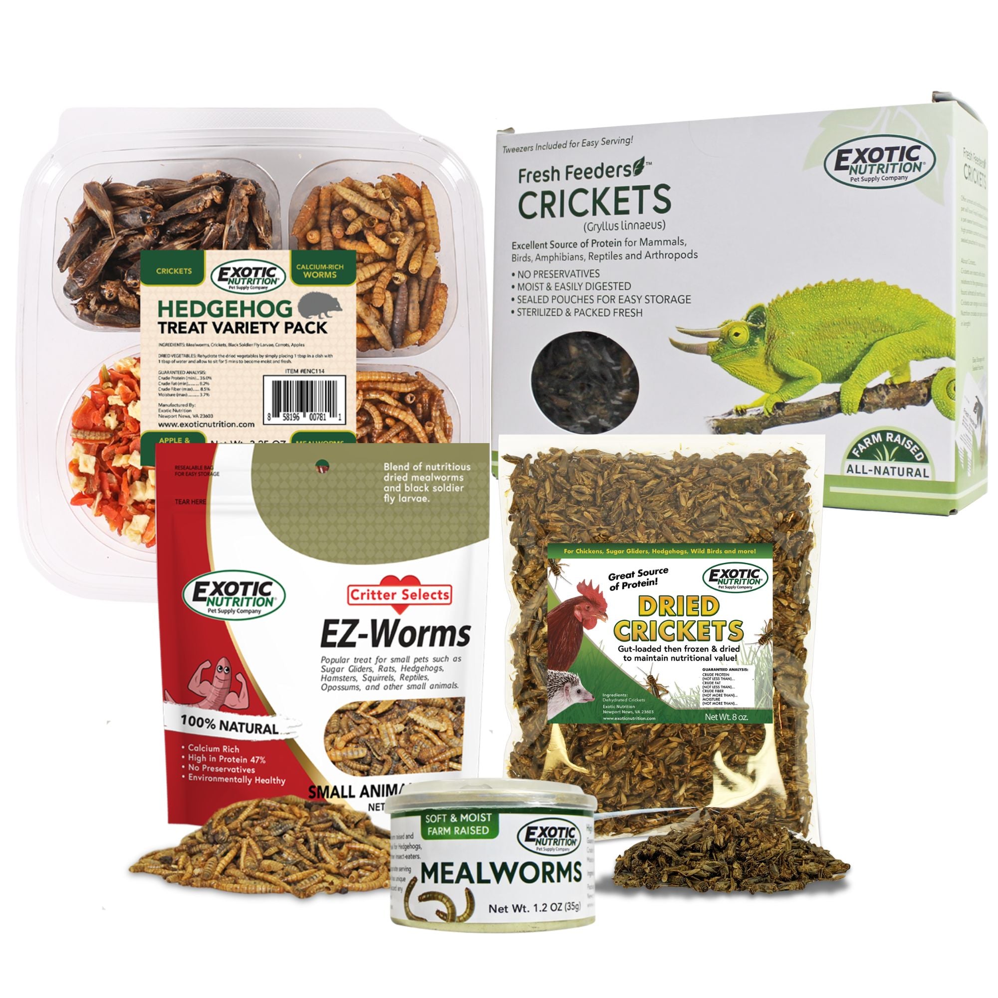 Premium Hedgehog Treat Sampler - Healthy Snacks for Pet Hedgehogs - Assorted Flavors for Small Animals - Perfect for Bonding & Training Treats