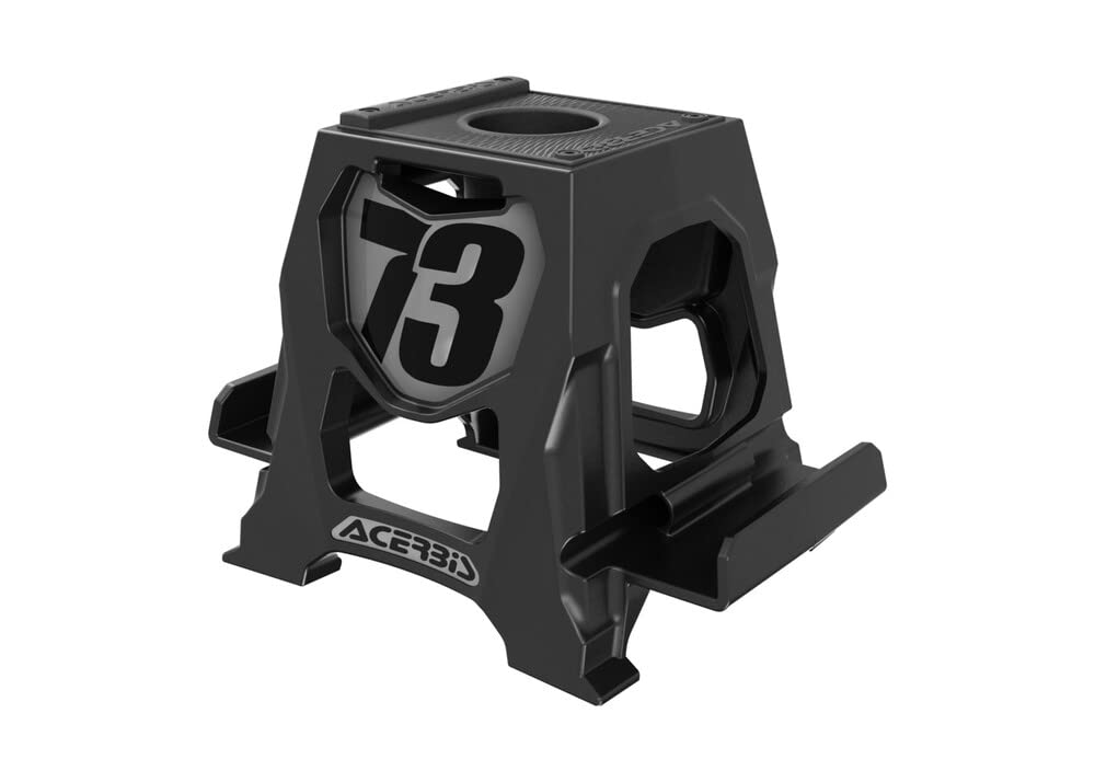 Acerbis Black Phone Stand (2791570001) - Universal Smartphone Holder for Desk, Car, and Home Use - Perfect for Watching Videos, Video Calls, and Hands-Free Viewing
