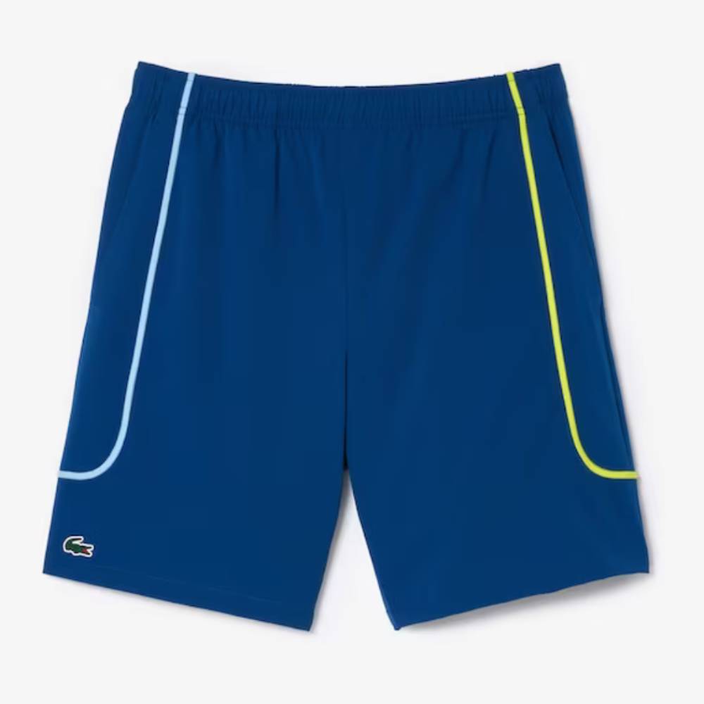 Lacoste Men's Unlined Tennis Shorts - Lightweight Comfort & Performance - Blue - Perfect for Tennis, Golf & Casual Wear