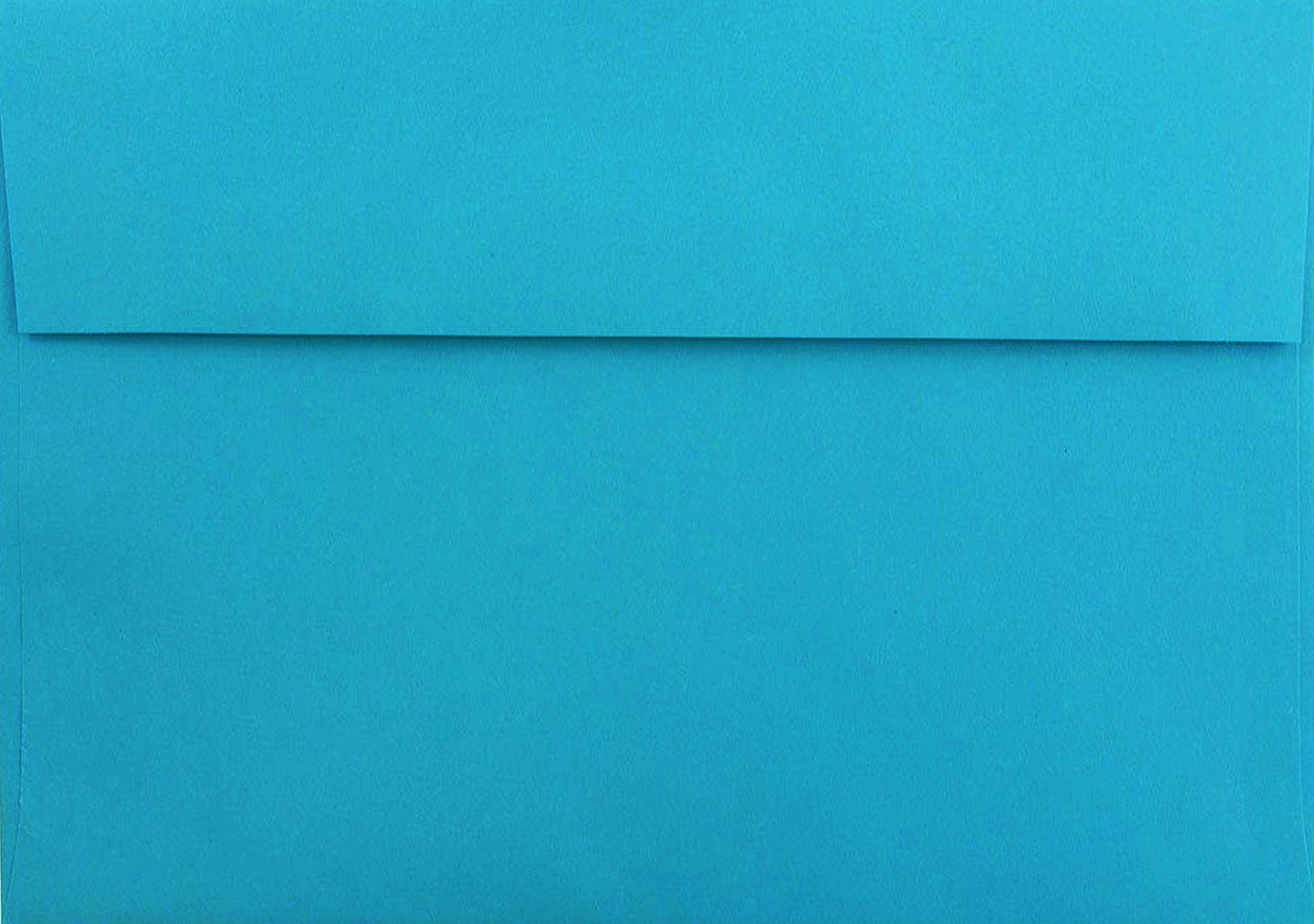 500 Bright Blue Square Flap A6 Envelopes (4 3/4